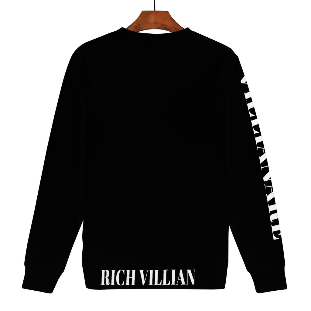 VILLIANARE BLACK /WHITE Men's All Over Print Sweater