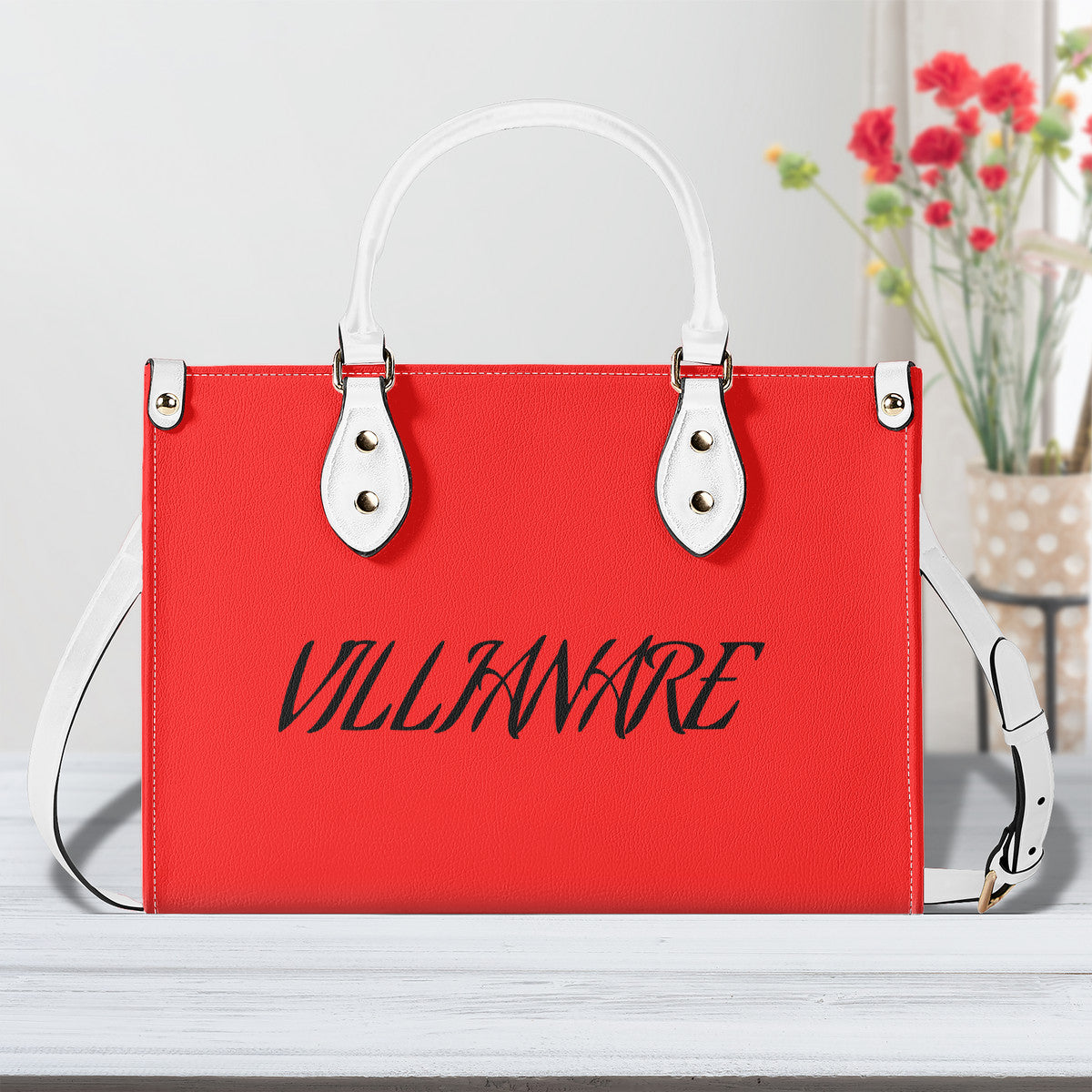 VILLIANARE RED Luxury Women Leather Handbag