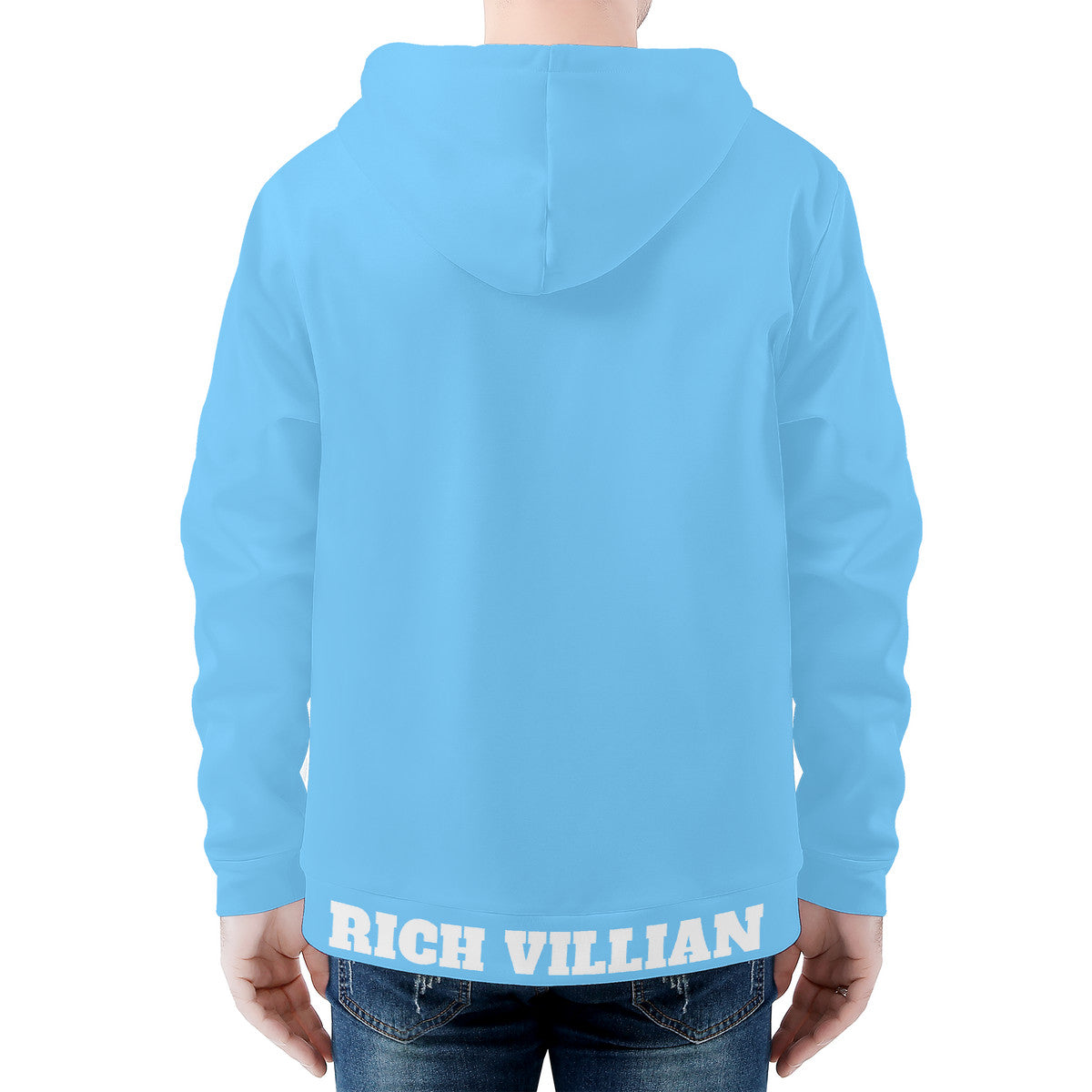 VILLIANARER CAROLINA BLUE  Zip Hoodie