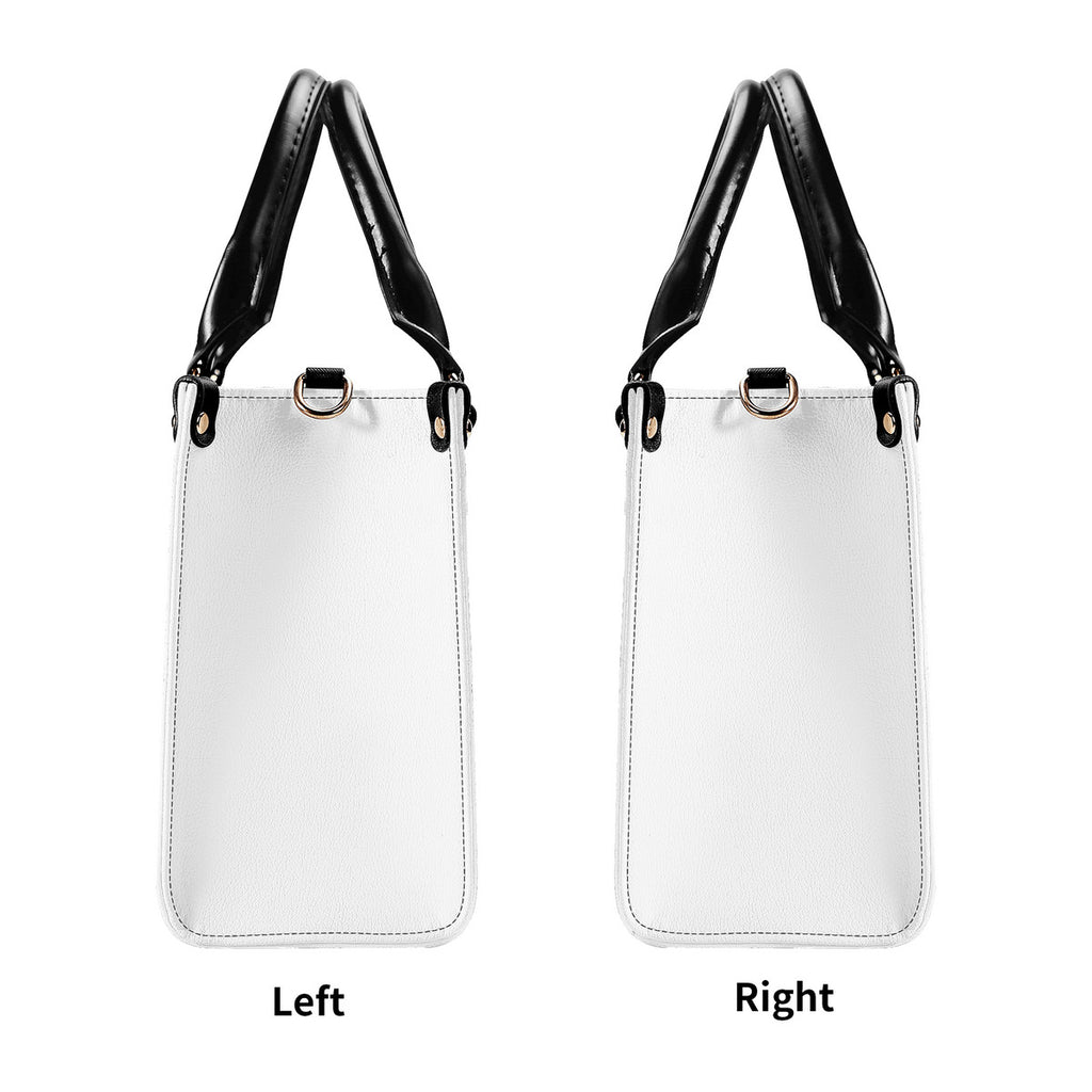 VILLIANARE WHITE  BLACK LETTER Women Leather Handbag