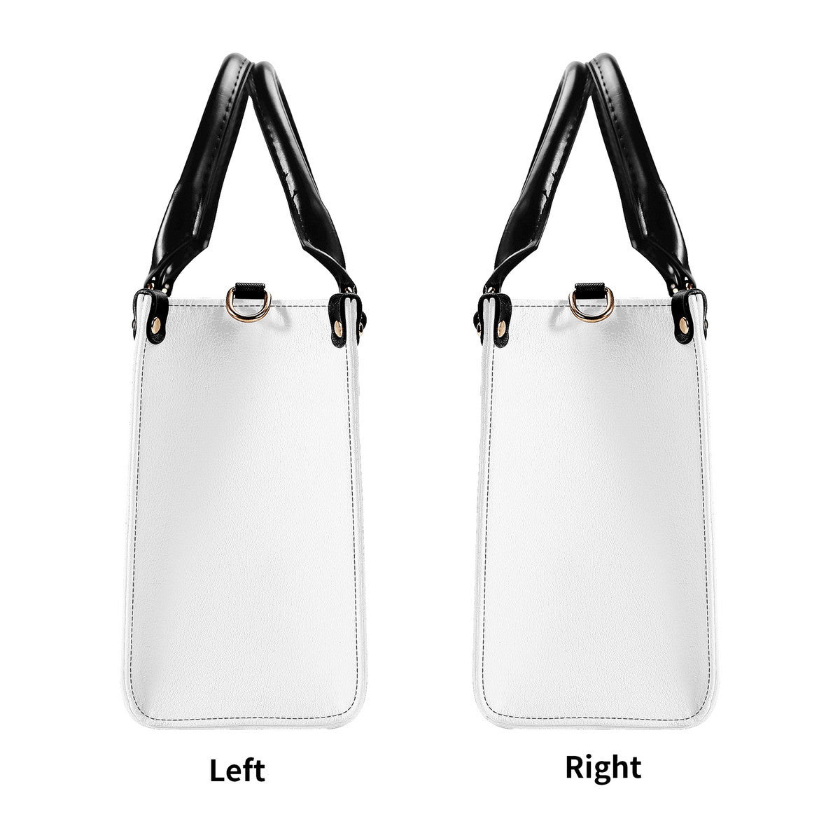 VILLIANARE WHITE  BLACK LETTER Women Leather Handbag