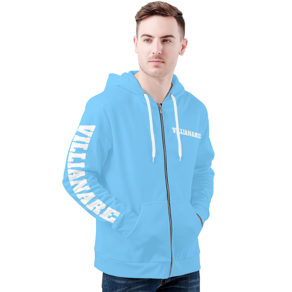 VILLIANARER CAROLINA BLUE  Zip Hoodie
