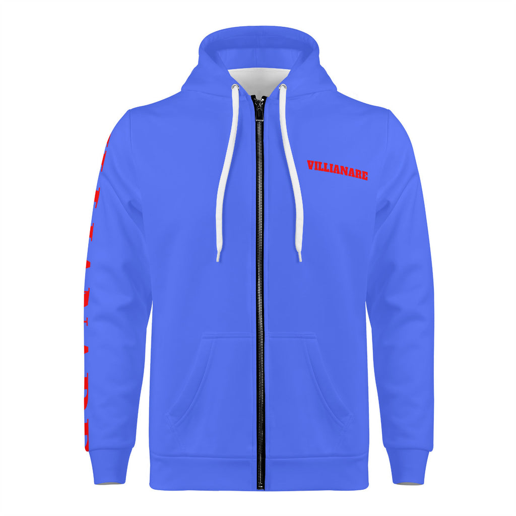 D58 Men's All Over Print Zip Hoodie