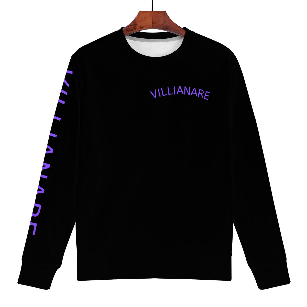 VILLIANARE Men's All OverBLACK/PURPLE  Print Sweater