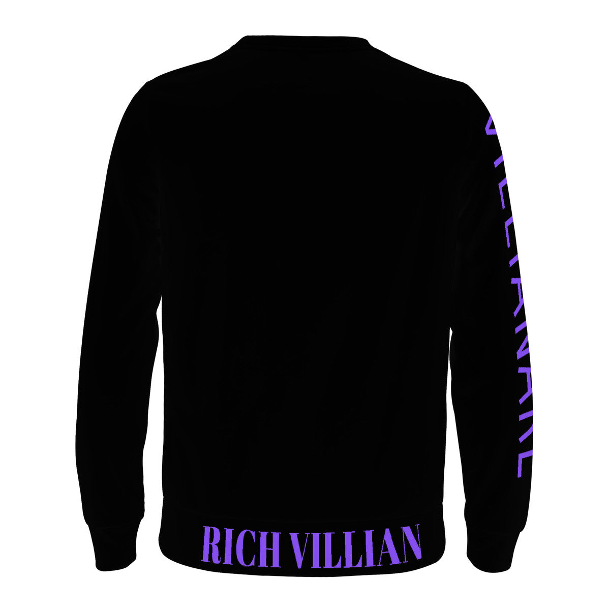 VILLIANARE Men's All OverBLACK/PURPLE  Print Sweater