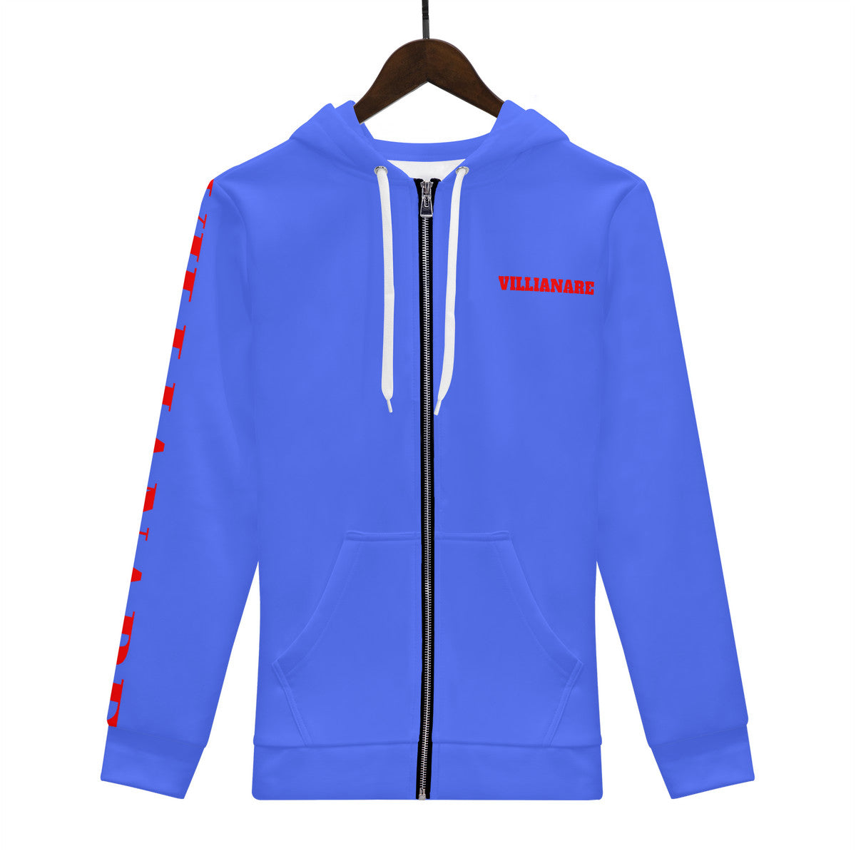 D58 Men's All Over Print Zip Hoodie