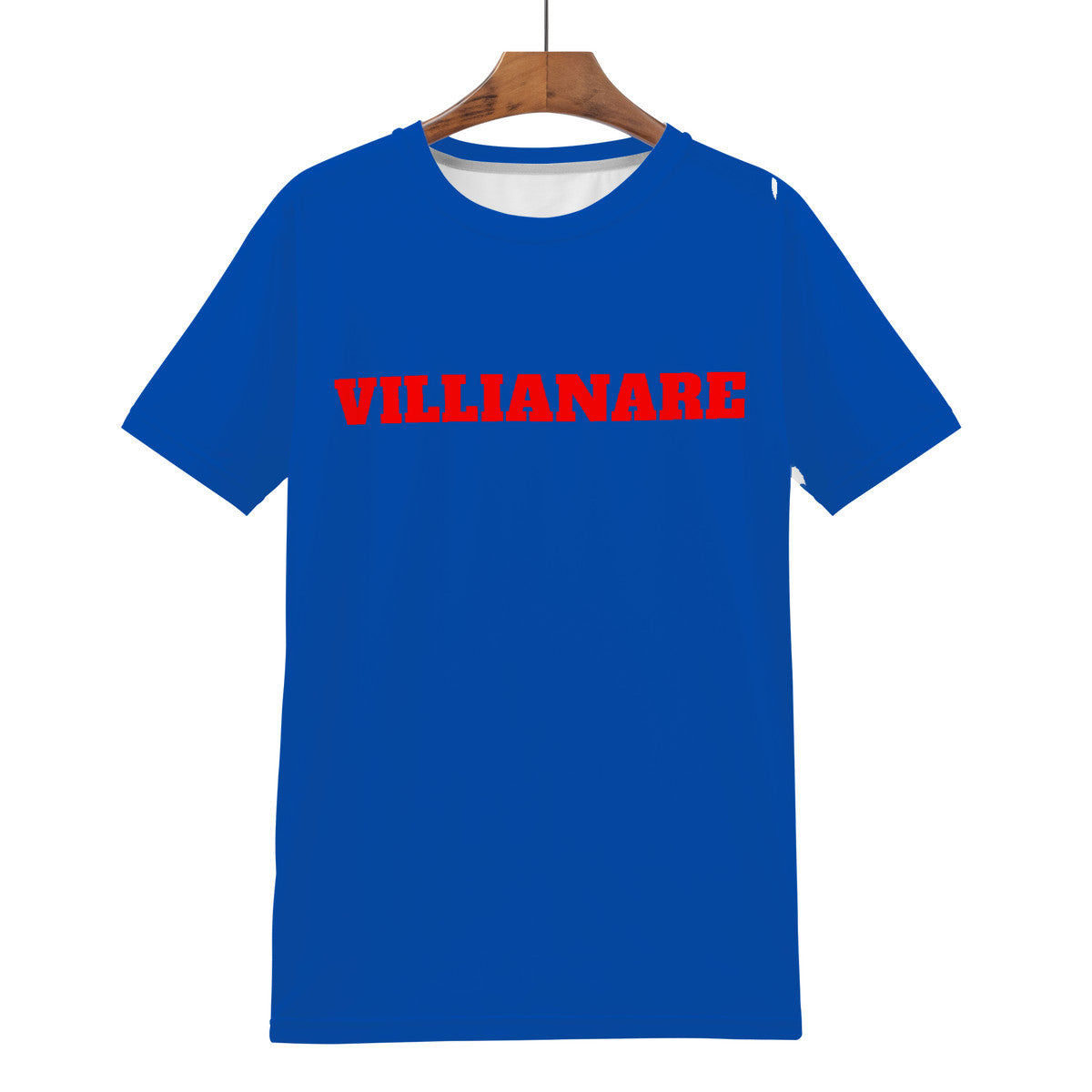 VILLIANARE BLUE RED LETTER  Print T-Shirt