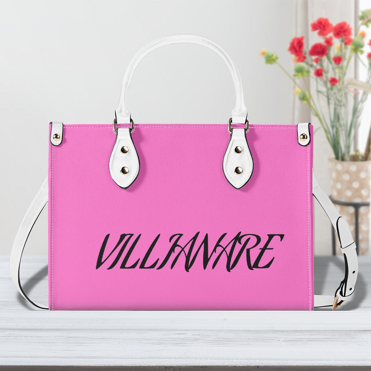 VILLIANARE PINK Luxury Women Leather Handbag