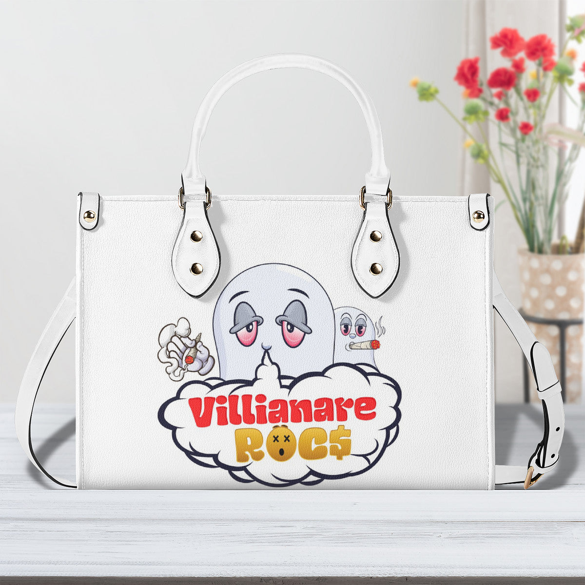 Villianare Rocs  Luxury Women PU Leather Handbag