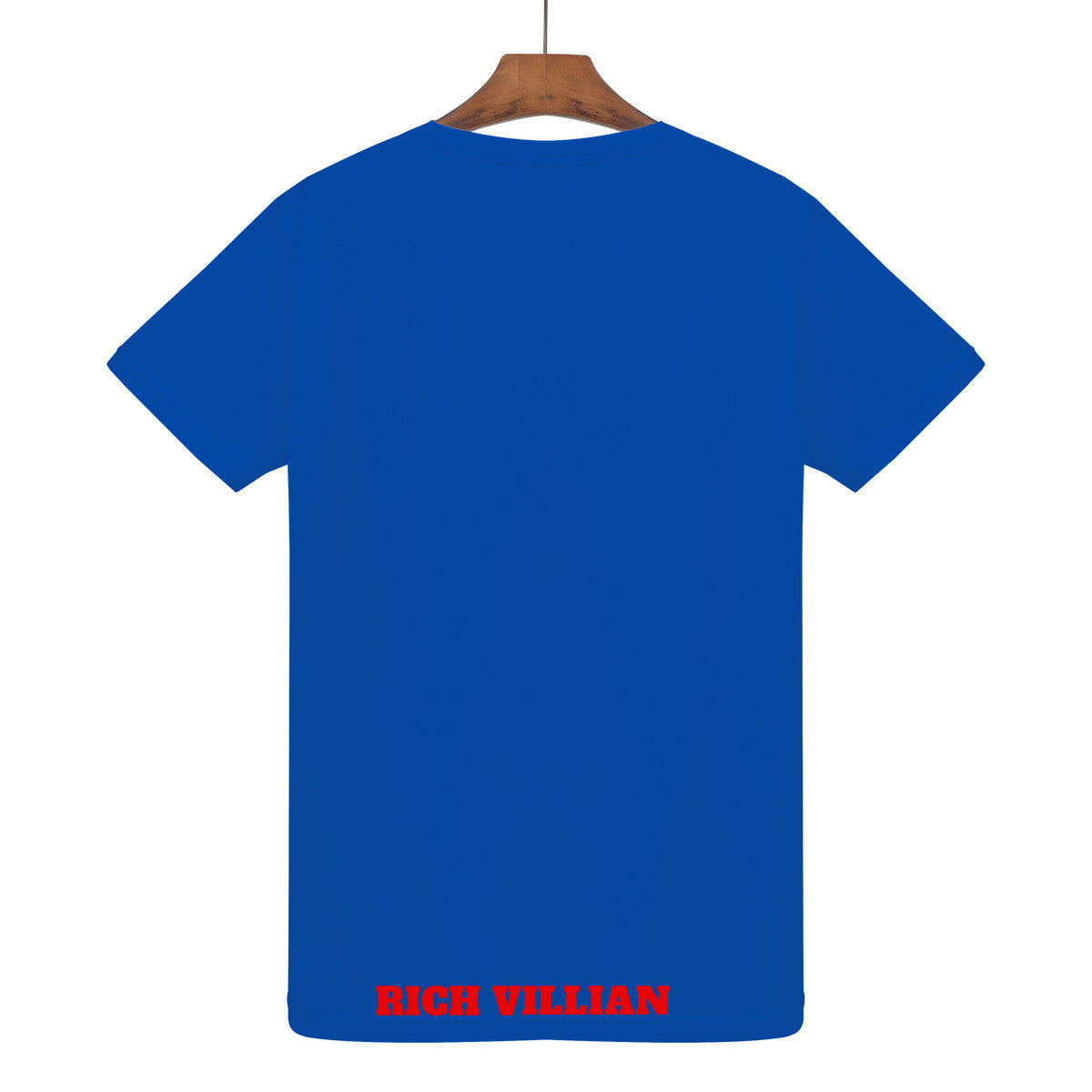 VILLIANARE BLUE RED LETTER  Print T-Shirt