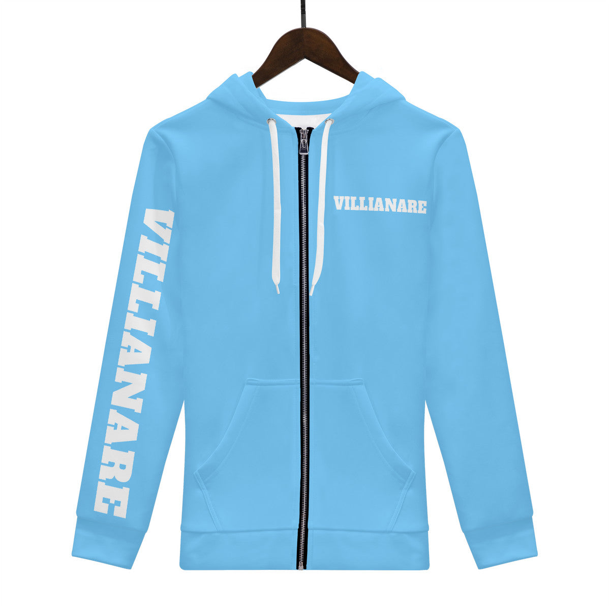VILLIANARER CAROLINA BLUE  Zip Hoodie