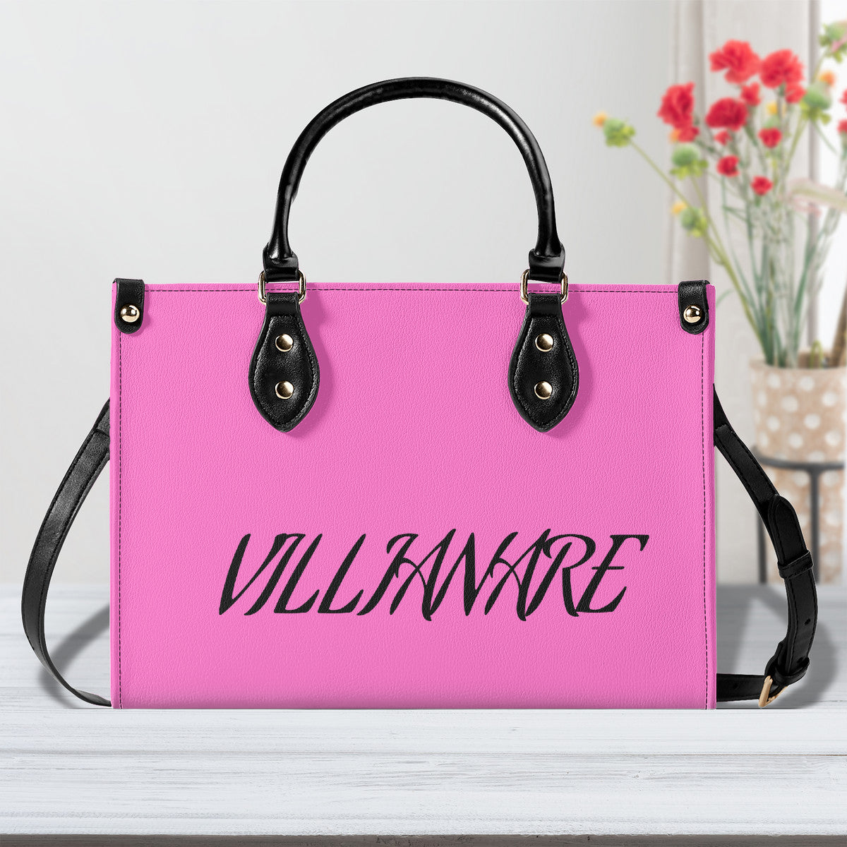 VILLIANARE PINK Luxury Women Leather Handbag