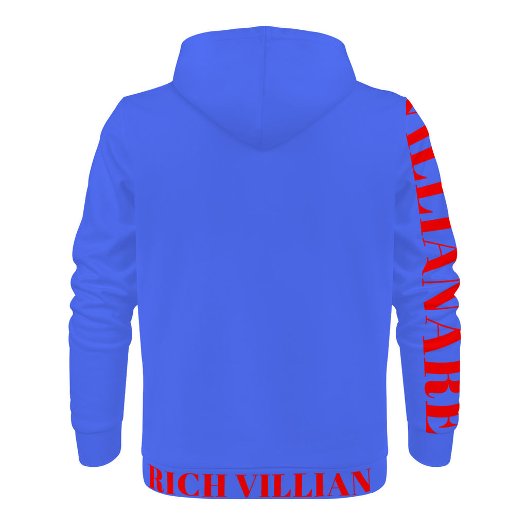 D58 Men's All Over Print Zip Hoodie