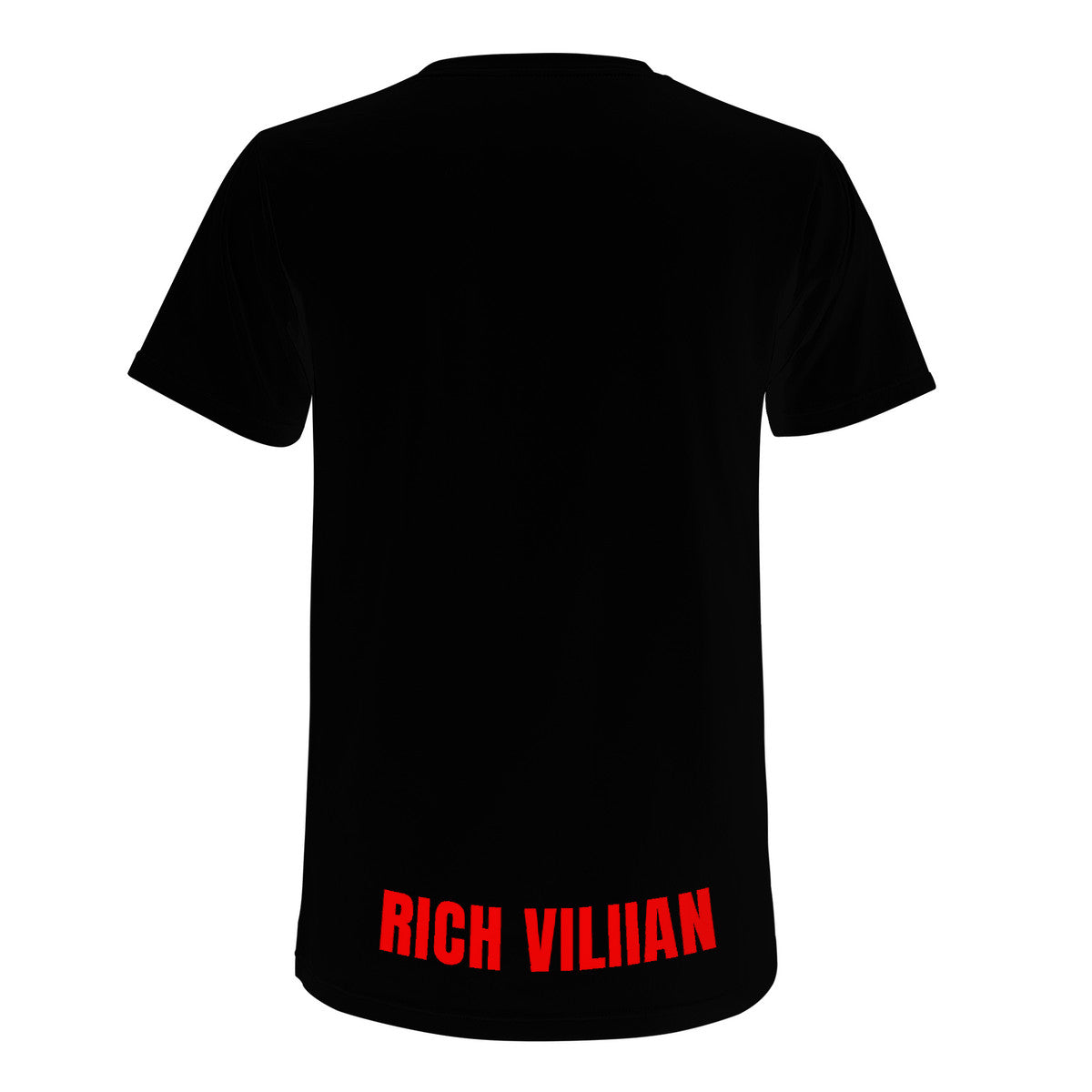 BLACK AND RED LETTER  All Over Print T-Shirt