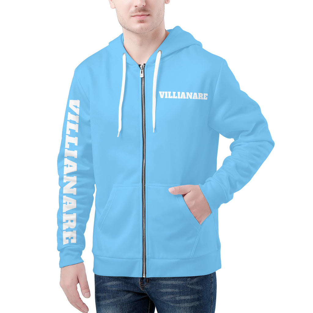 VILLIANARER CAROLINA BLUE  Zip Hoodie