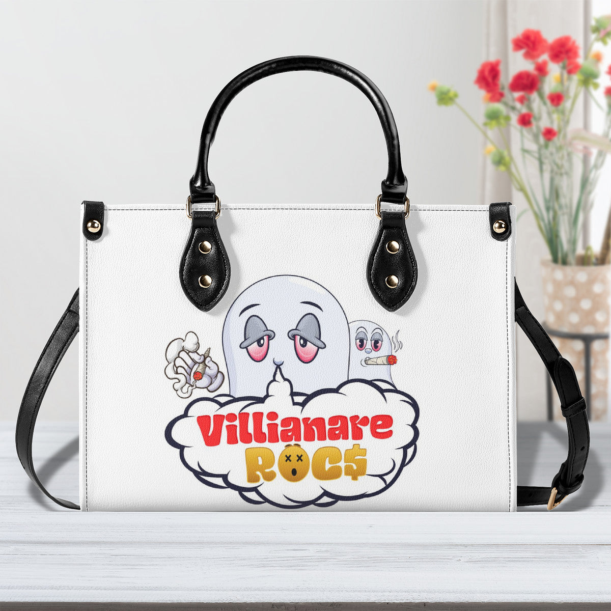 Villianare Rocs  Luxury Women PU Leather Handbag