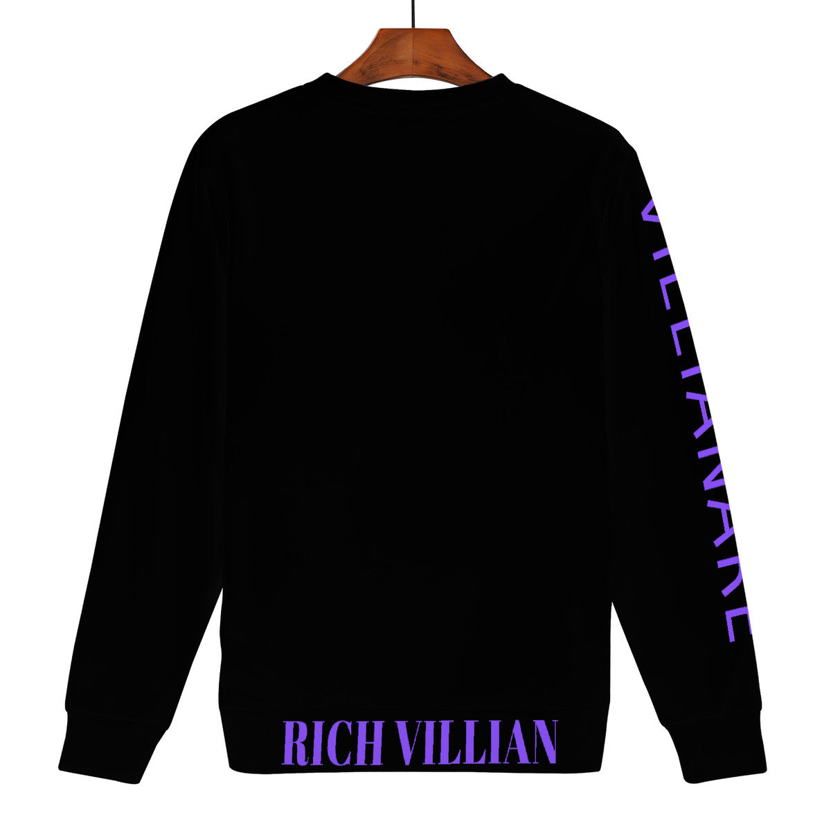 VILLIANARE Men's All OverBLACK/PURPLE  Print Sweater