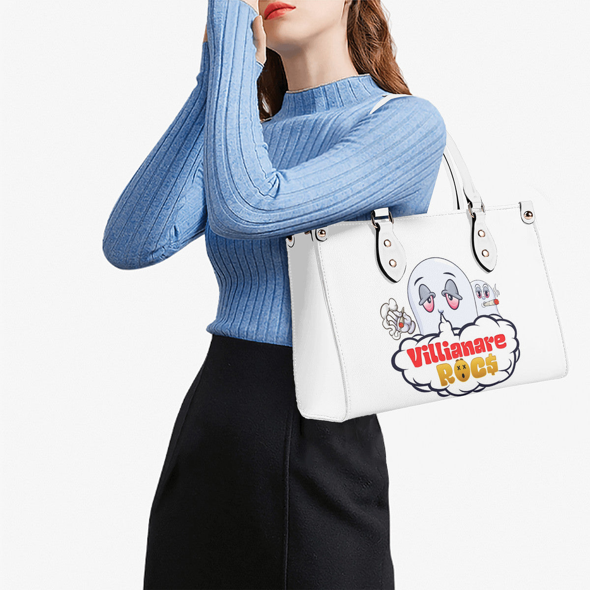 Villianare Rocs  Luxury Women PU Leather Handbag