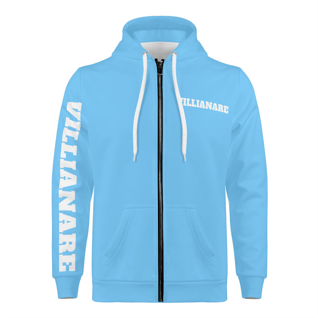 VILLIANARER CAROLINA BLUE  Zip Hoodie