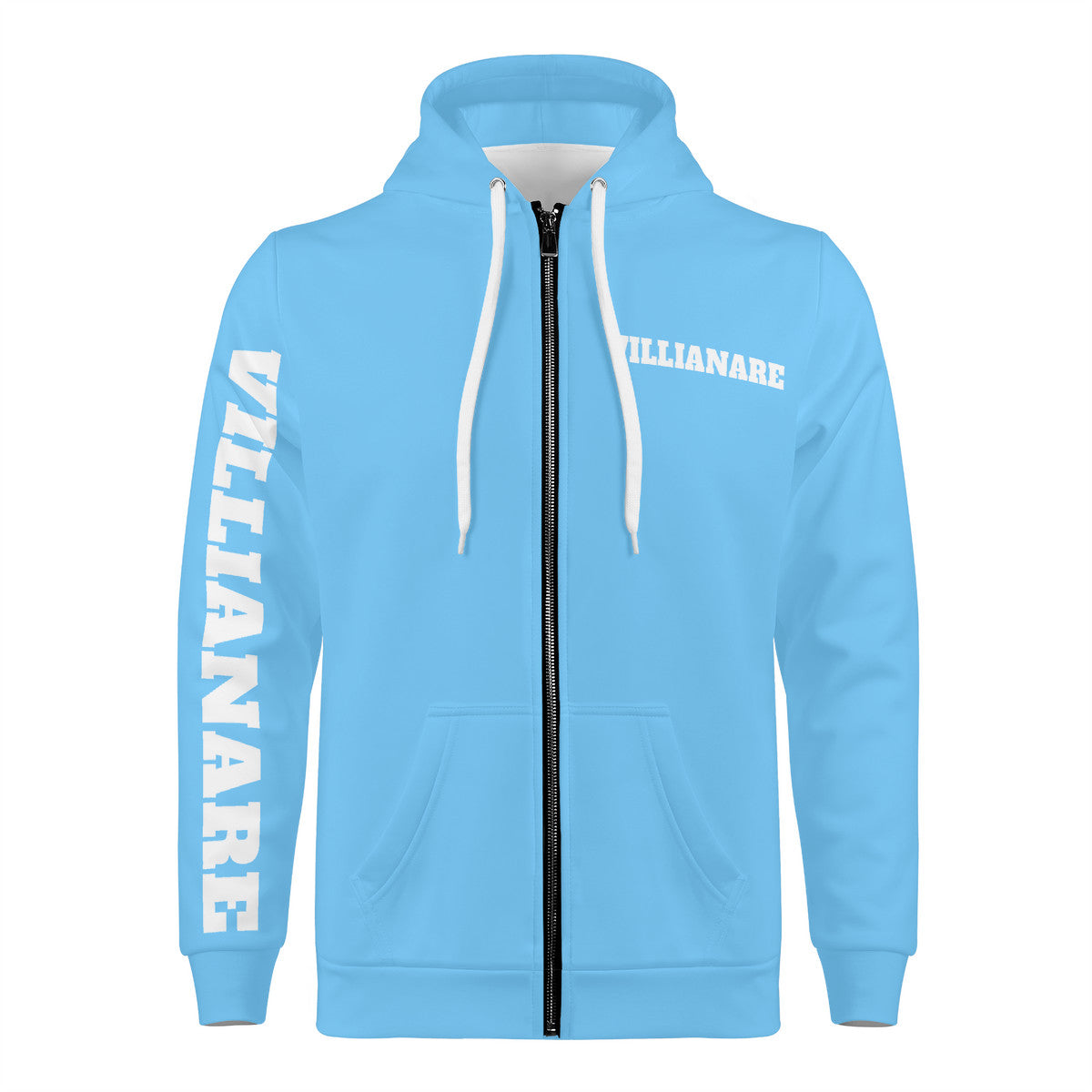 VILLIANARER CAROLINA BLUE  Zip Hoodie
