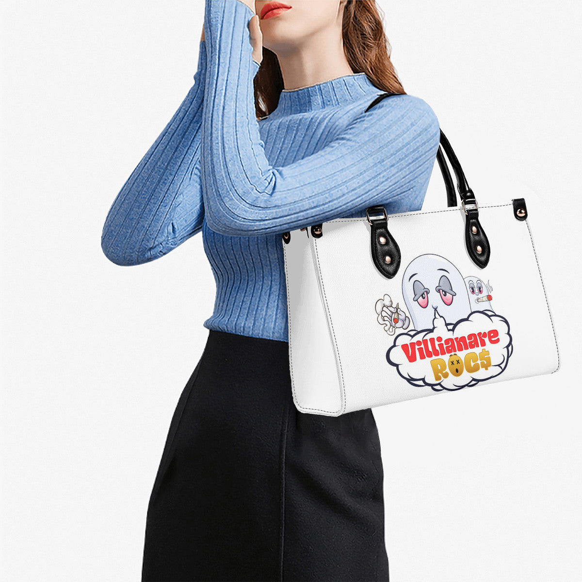 Villianare Rocs  Luxury Women PU Leather Handbag