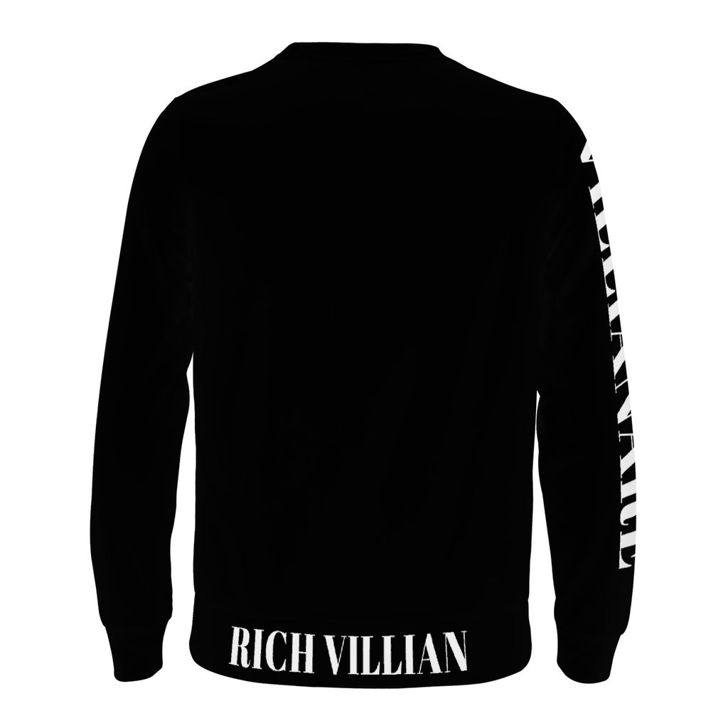 VILLIANARE BLACK /WHITE Men's All Over Print Sweater